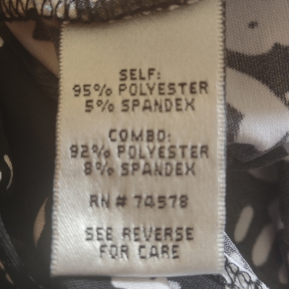 Cache women's size 6 black and white collared dress - Picture 6 of 6